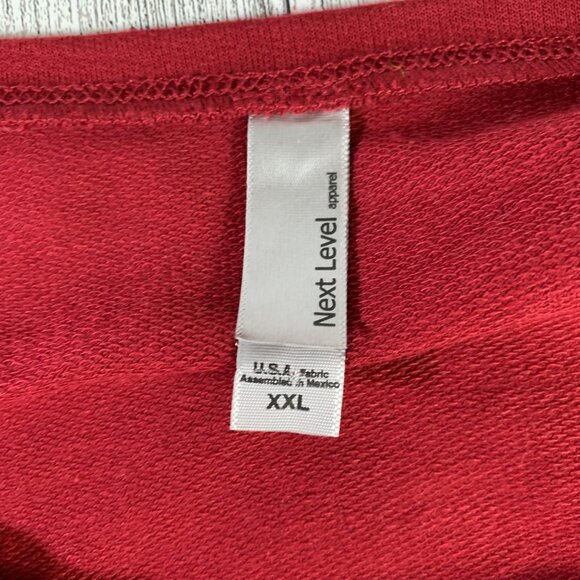 V is for Vodka Shirt Sz XXL Single Lady Valentines Day Long Sleeve Maroon Funny - Picture 9 of 12